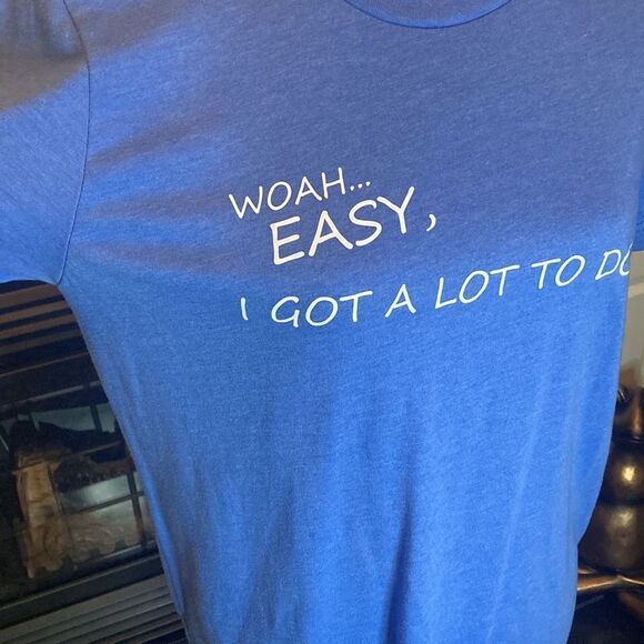 Bella Canvas blue short sleeve T-shirt, size medium, excellent used condition - Picture 2 of 8